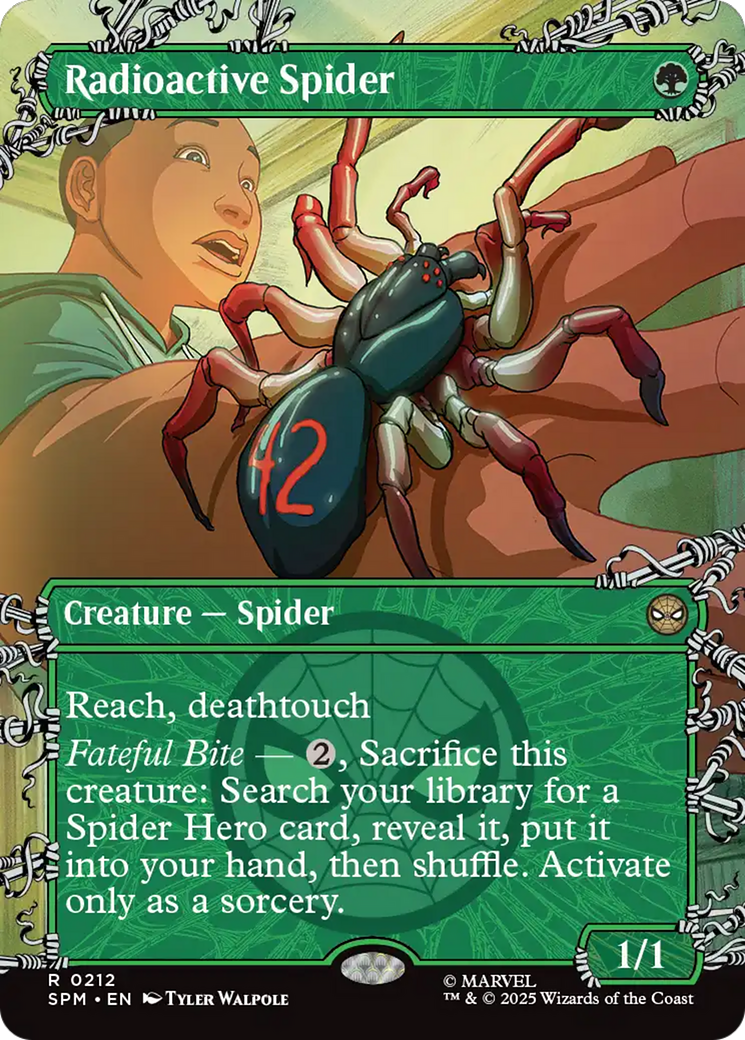 Radioactive Spider - Rare Creature — Spider card from Marvel's Spider-Man
