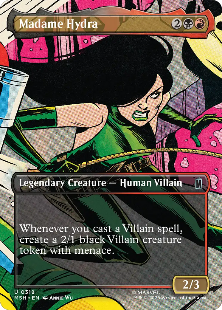 Madame Hydra - Uncommon Legendary Creature — Human Villain card from Marvel Super Heroes