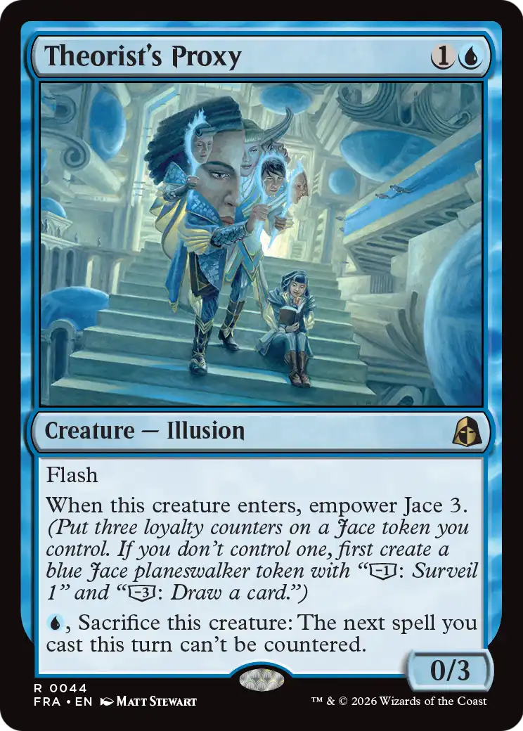 Theorist's Proxy - Rare Creature — Illusion card from Reality Fracture