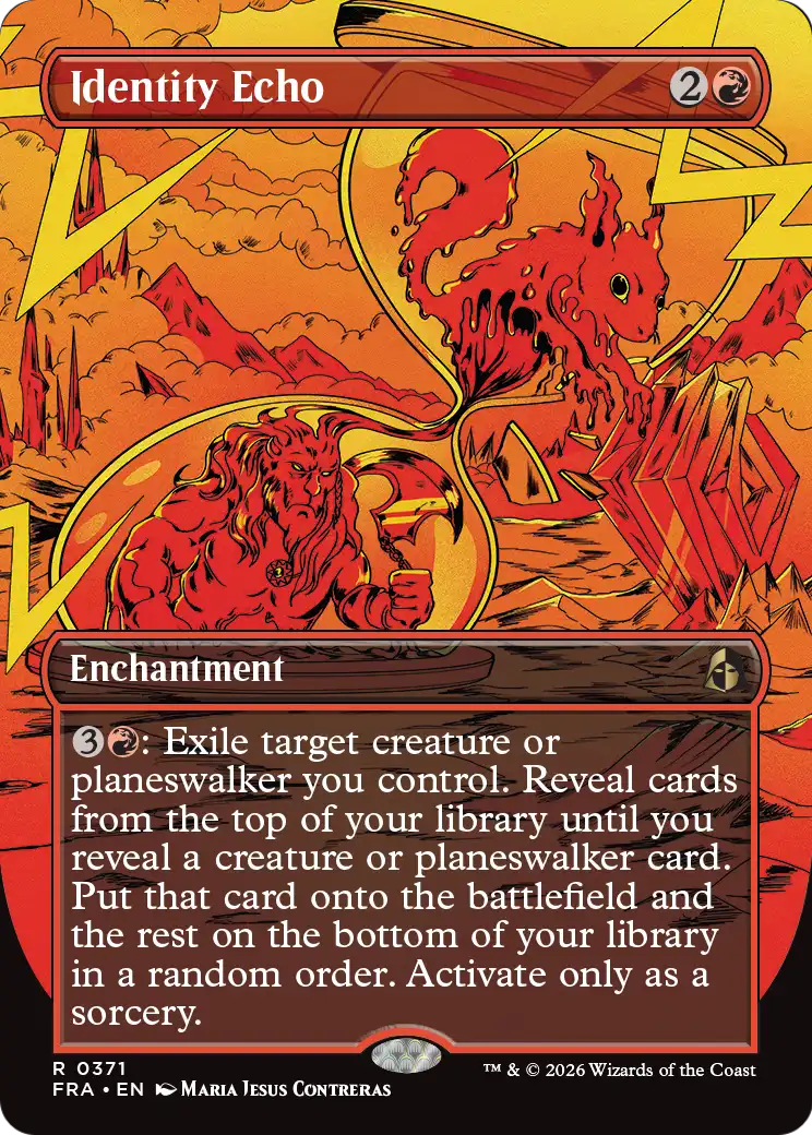 Identity Echo - Rare Enchantment card from Reality Fracture