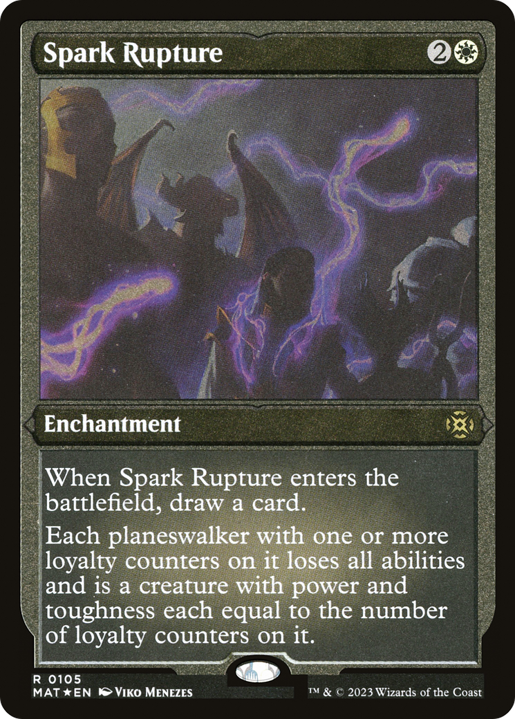 Spark Rupture - Rare Enchantment card from March of the Machine: The Aftermath
