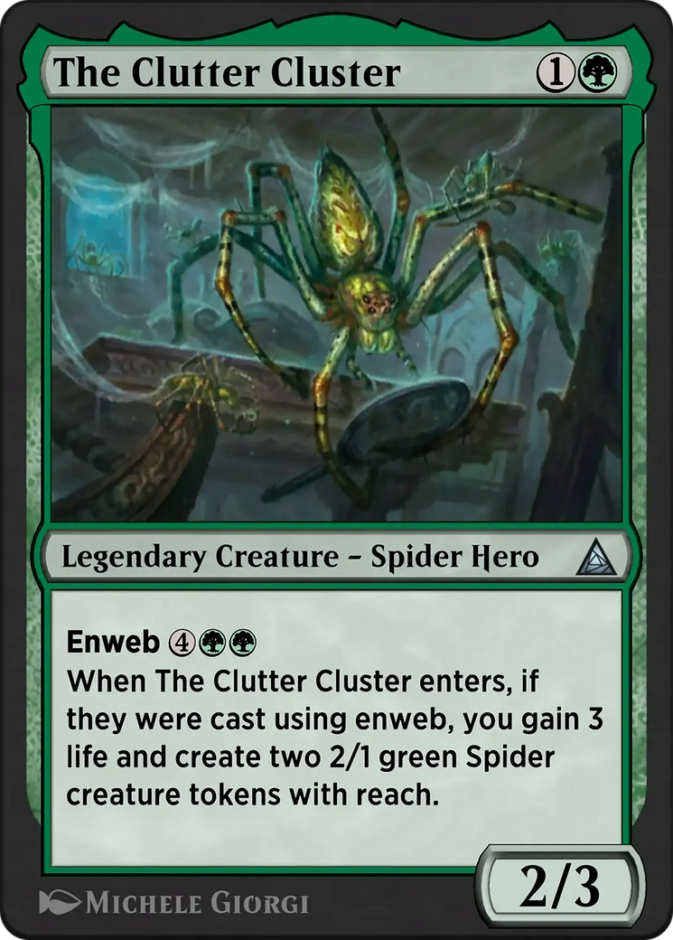 Spiders-Man, Heroic Horde - Uncommon Legendary Creature — Spider Hero card from Through the Omenpaths