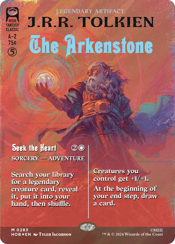 The Arkenstone // Seek the Heart - Mythic Sorcery — Adventure card from The Hobbit