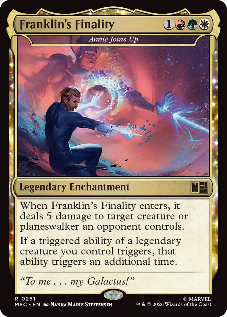 Annie Joins Up - Rare Legendary Enchantment card from Marvel Super Heroes Commander