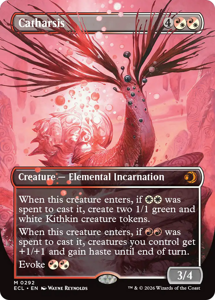 Catharsis - Mythic Creature — Elemental Incarnation card from Lorwyn Eclipsed