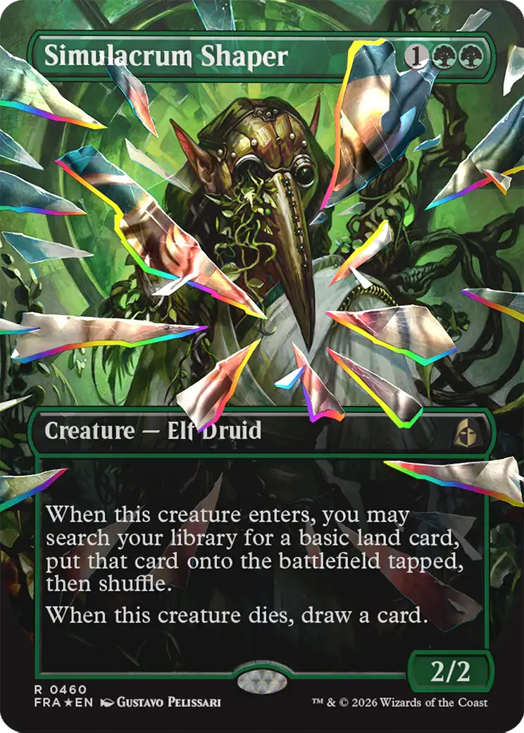 Simulacrum Shaper - Rare Creature — Elf Druid card from Reality Fracture