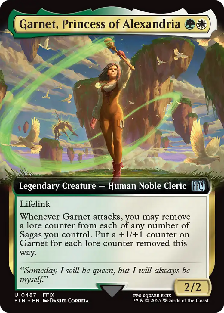 Garnet, Princess of Alexandria - Uncommon Legendary Creature — Human Noble Cleric card from Final Fantasy