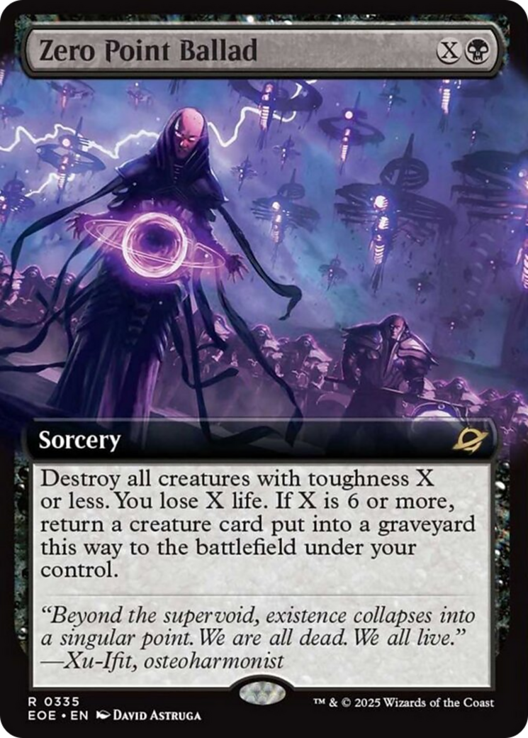 Zero Point Ballad - Rare Sorcery card from Edge of Eternities