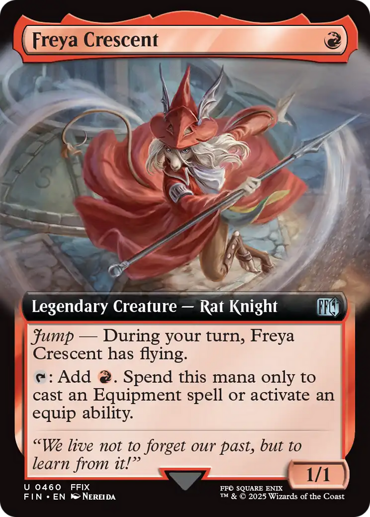 Freya Crescent - Uncommon Legendary Creature — Rat Knight card from Final Fantasy