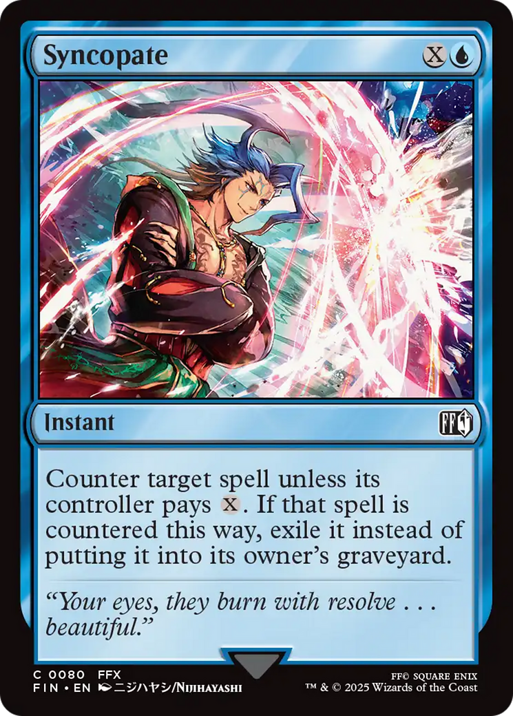 Syncopate - Common Instant card from Final Fantasy