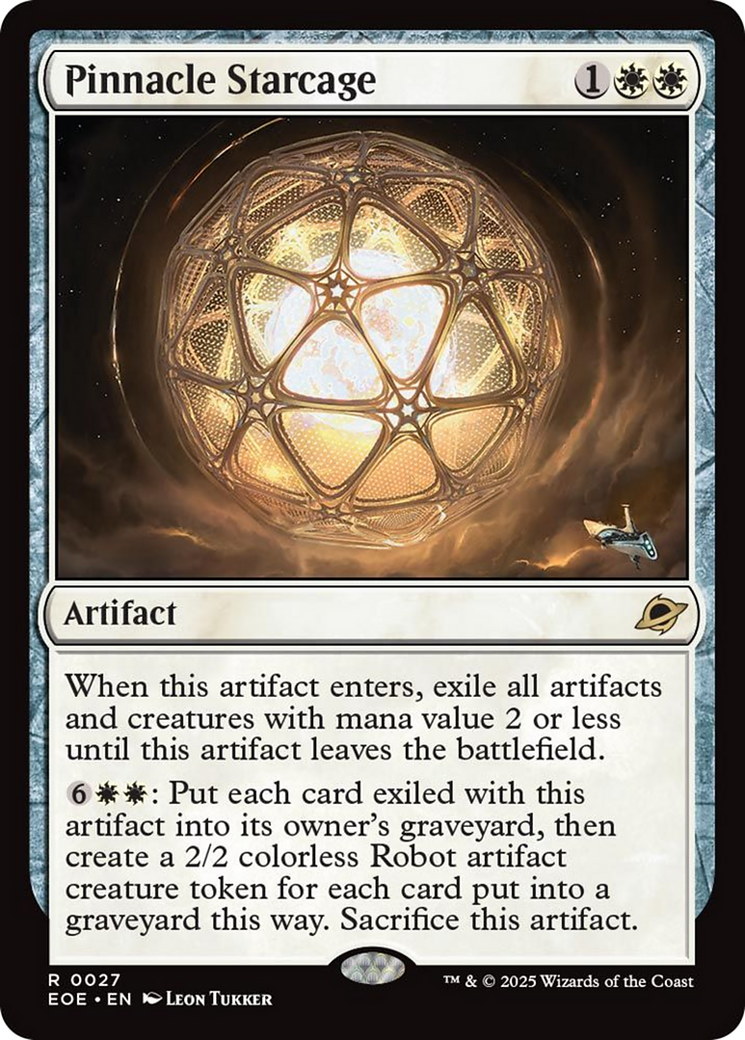 Pinnacle Starcage - Rare Artifact card from Edge of Eternities